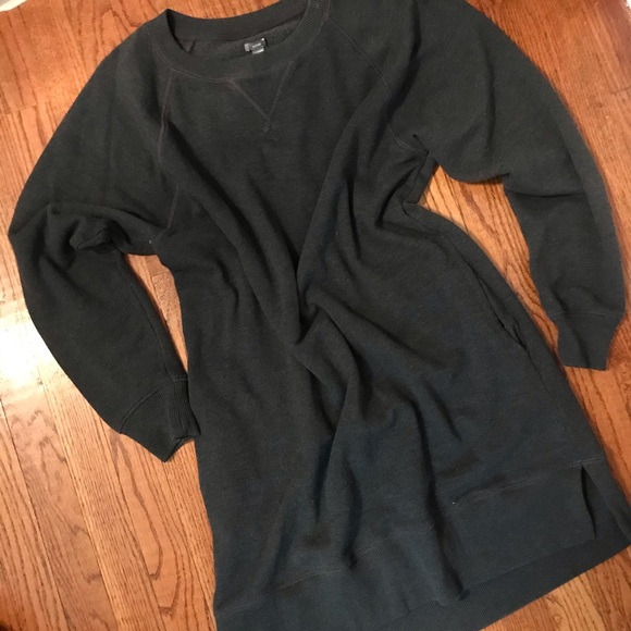 Long sweatshirt dress - Picture 2 of 2